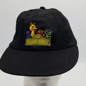 Sesame Street black dad hat Adult size